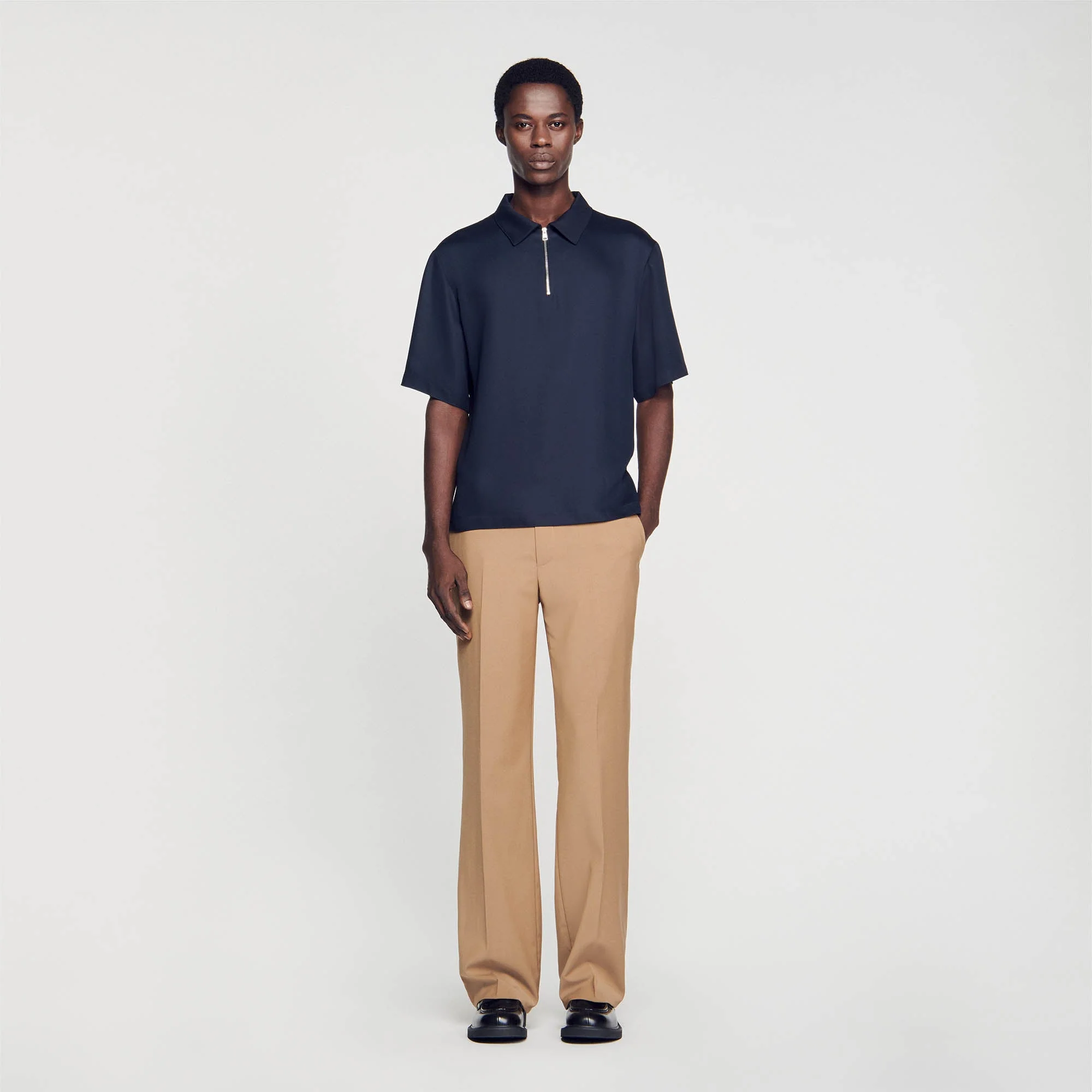 Camisa con cremallera en el cuello - Imagen 6