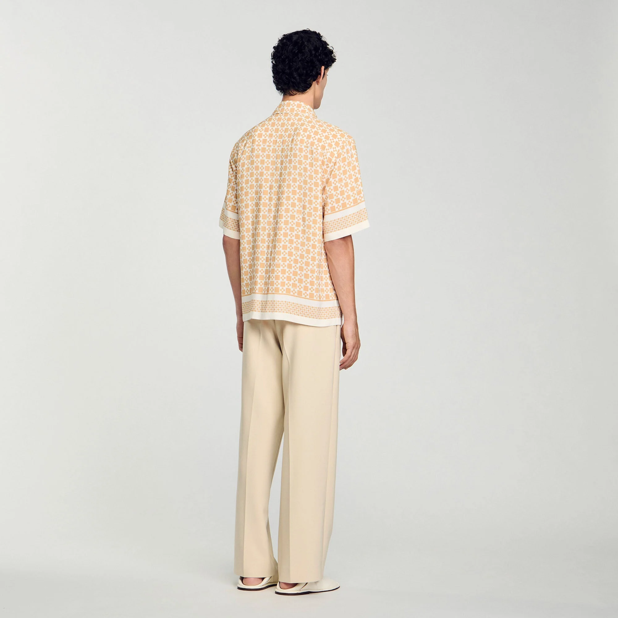 Camisa fluida con estampado Square Cross - Imagen 6