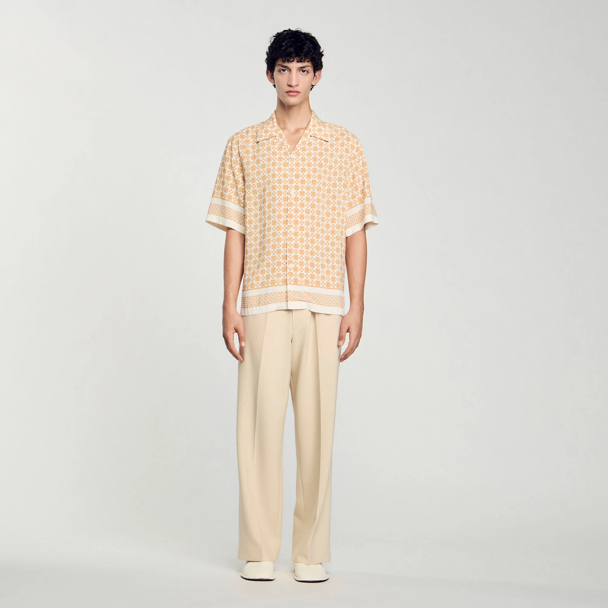 Camisa fluida con estampado Square Cross - Imagen 5