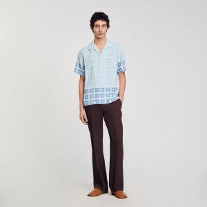 Camisa con estampado floral