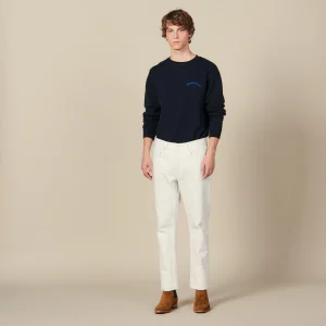 Vaqueros de corte estrecho de algodón