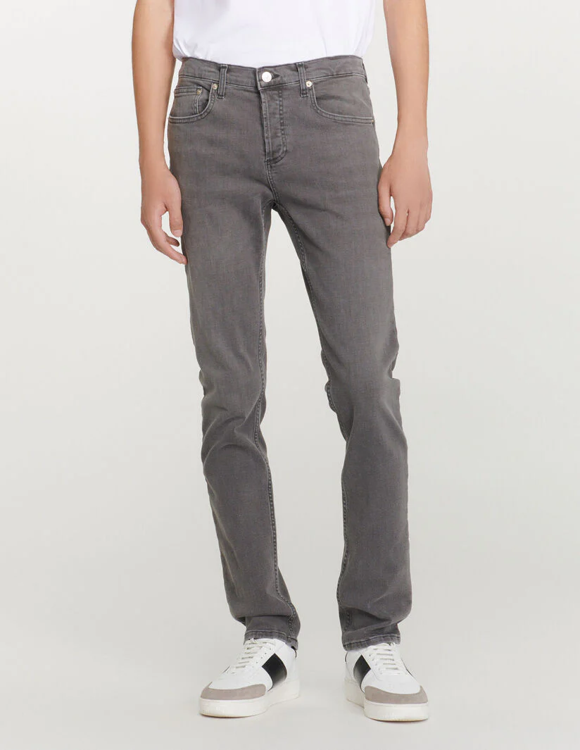 Vaquero gris desteñido - Corte ajustado Washed Grey - Imagen 5