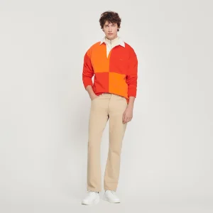 Vaquero recto de algodón