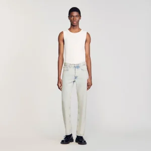 Vaquero regular descolorido