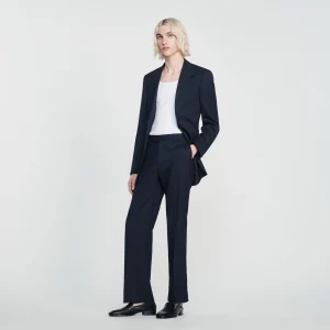 Pantalón de traje de lana