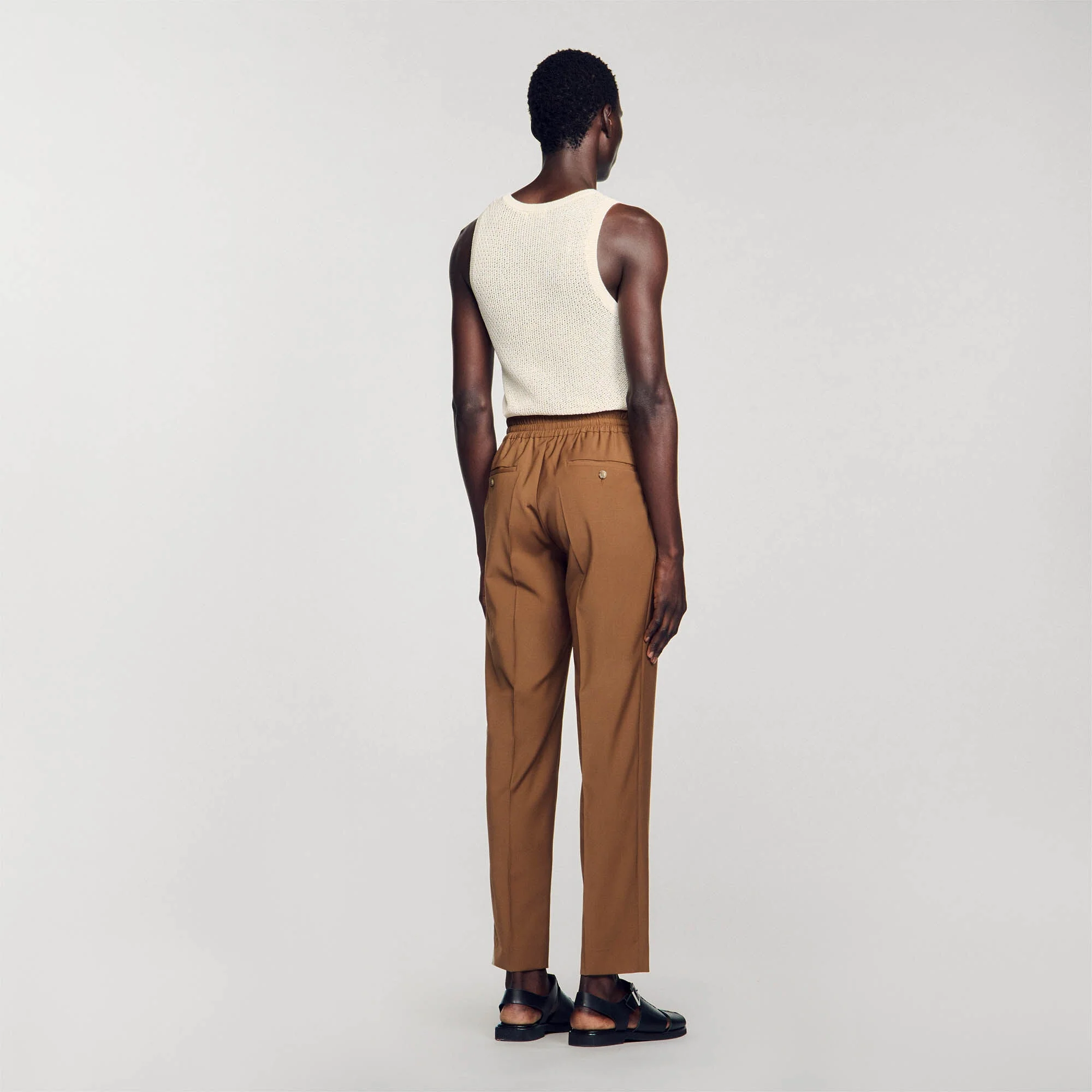 Pantalón recto elástico - Imagen 3