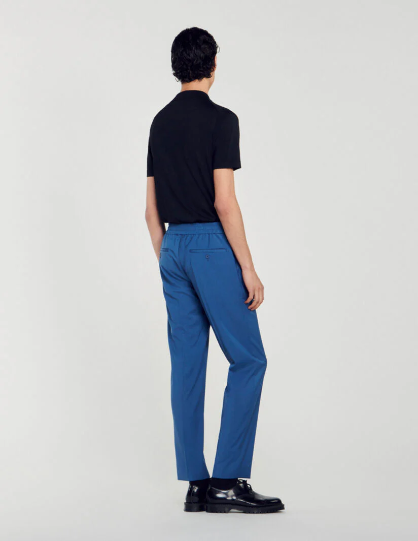 Pantalón recto elástico - Imagen 4