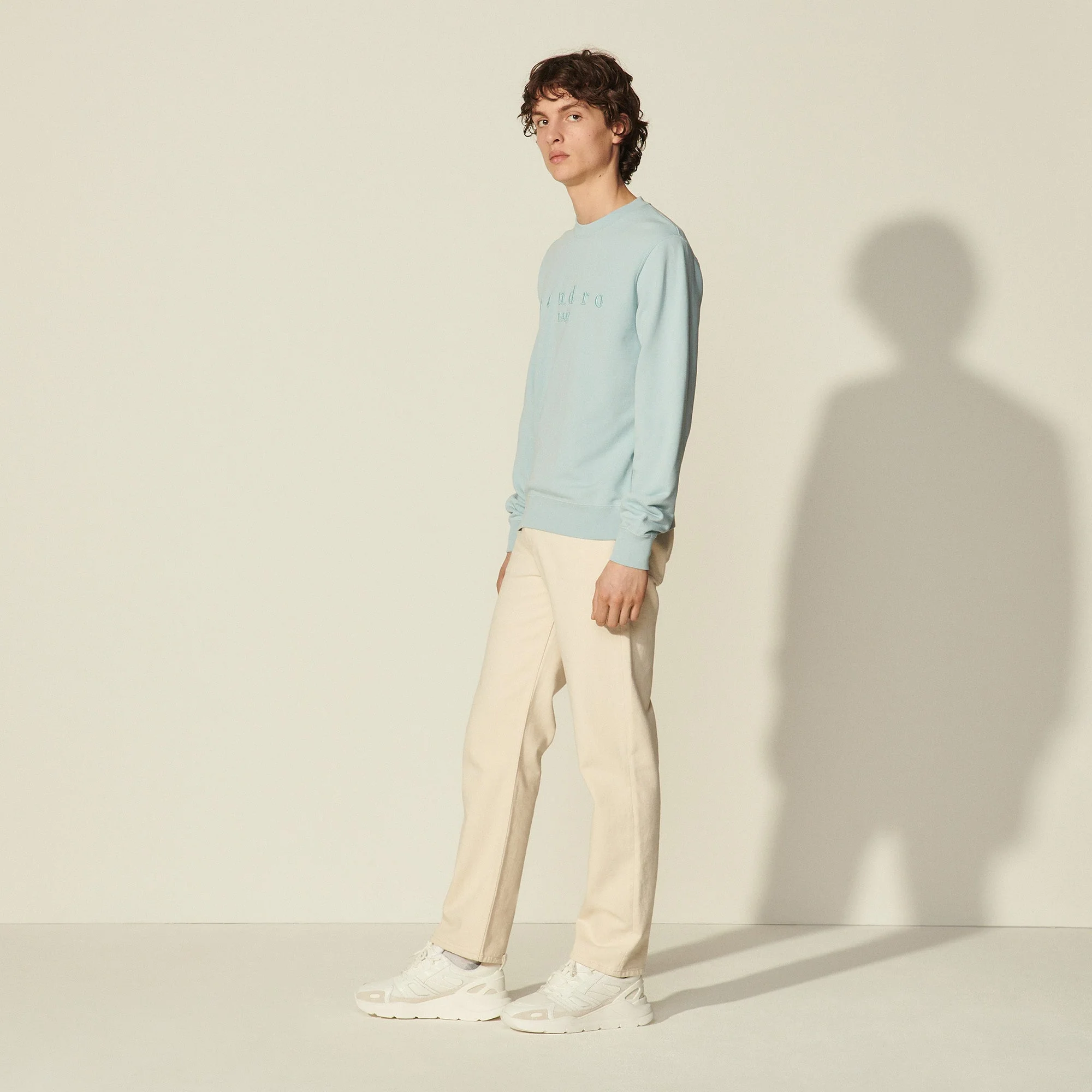 Sudadera con bordado Sandro Crew Sandro - Imagen 3