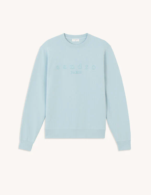 Sudadera con bordado Sandro Crew Sandro - Imagen 5