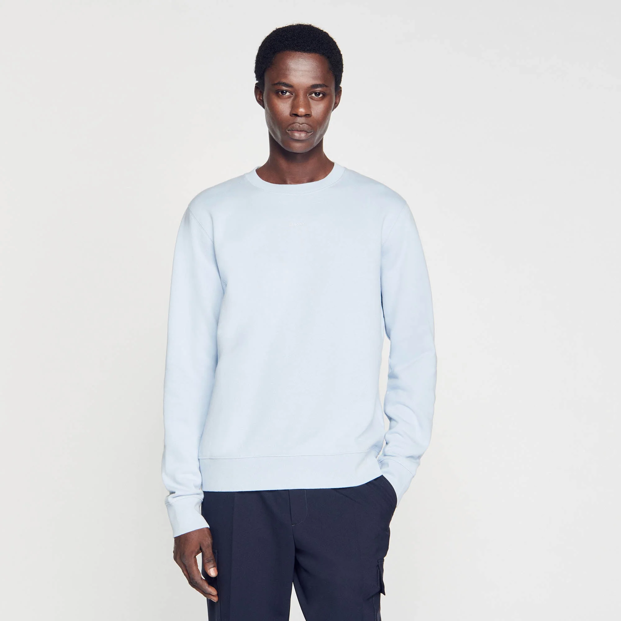 Sudadera de muletón con bordado - Imagen 7