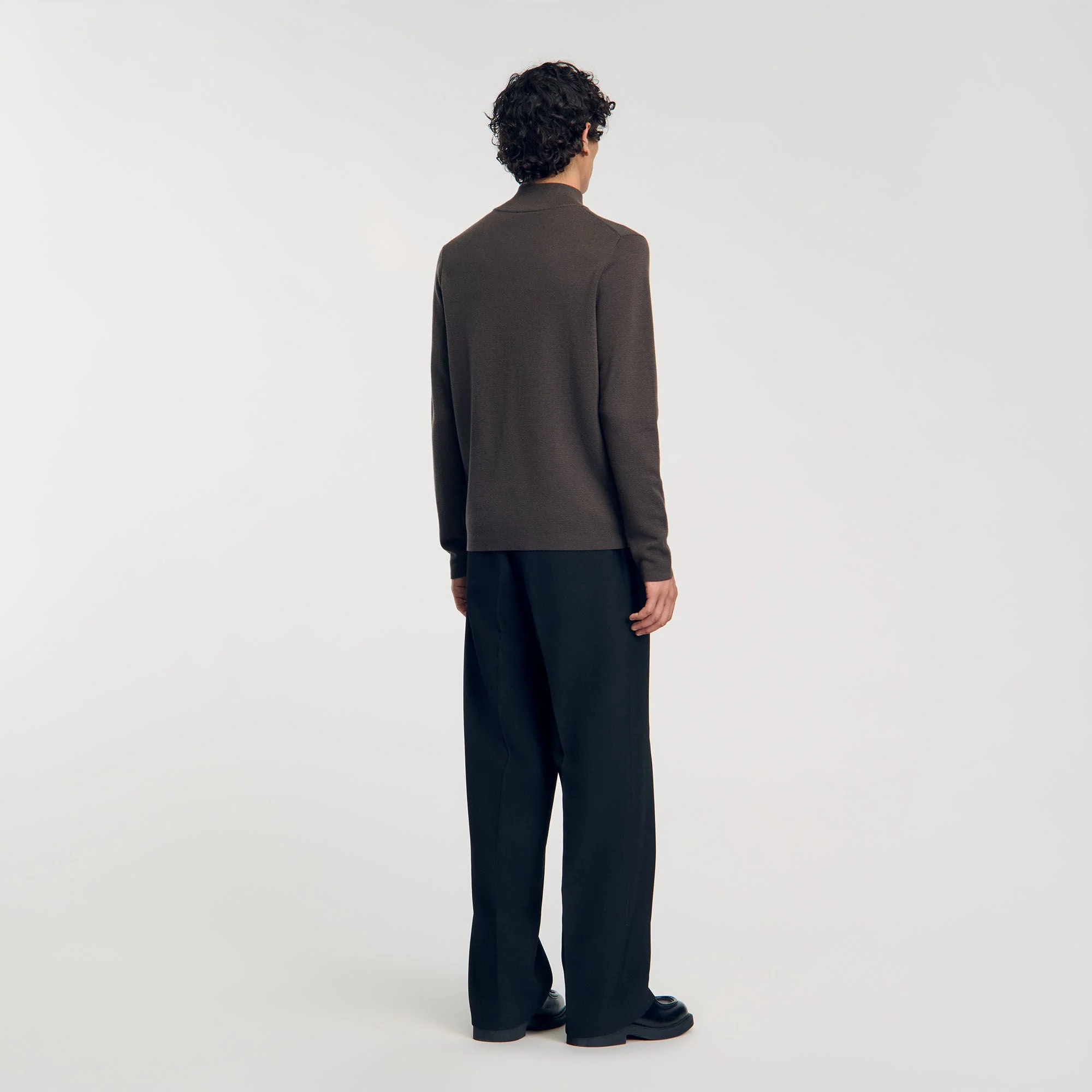 Jersey de lana con cuello de cremallera - Imagen 5