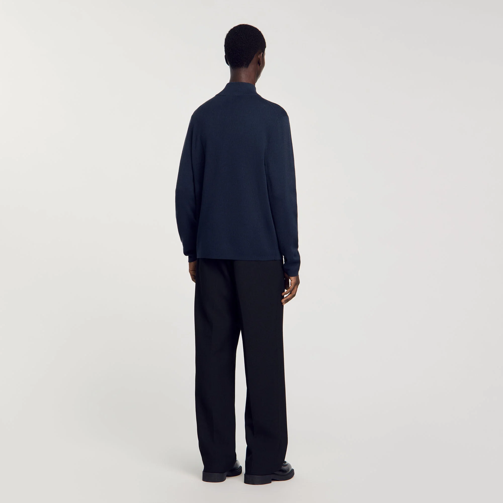 Jersey de lana con cuello de cremallera - Imagen 4