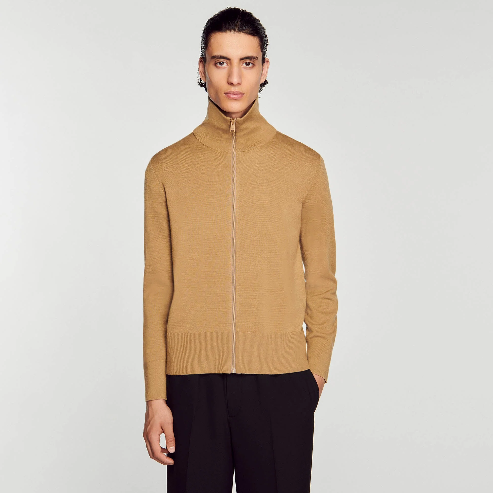 Cárdigan de lana con cremallera - Imagen 7
