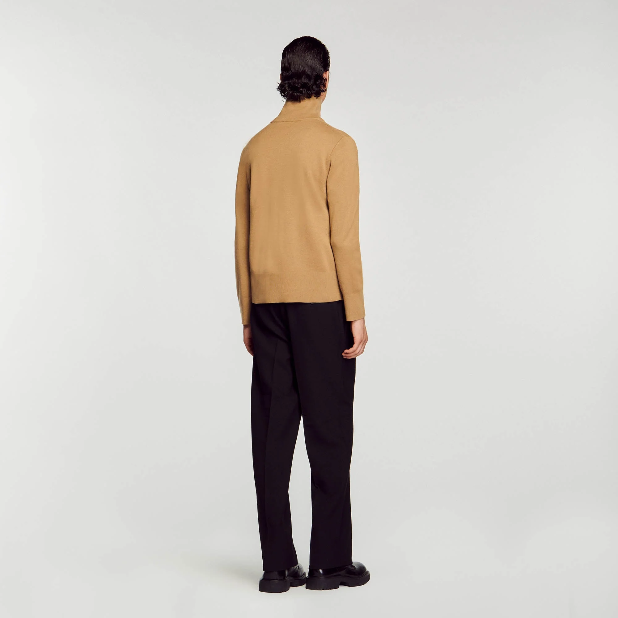 Cárdigan de lana con cremallera - Imagen 4