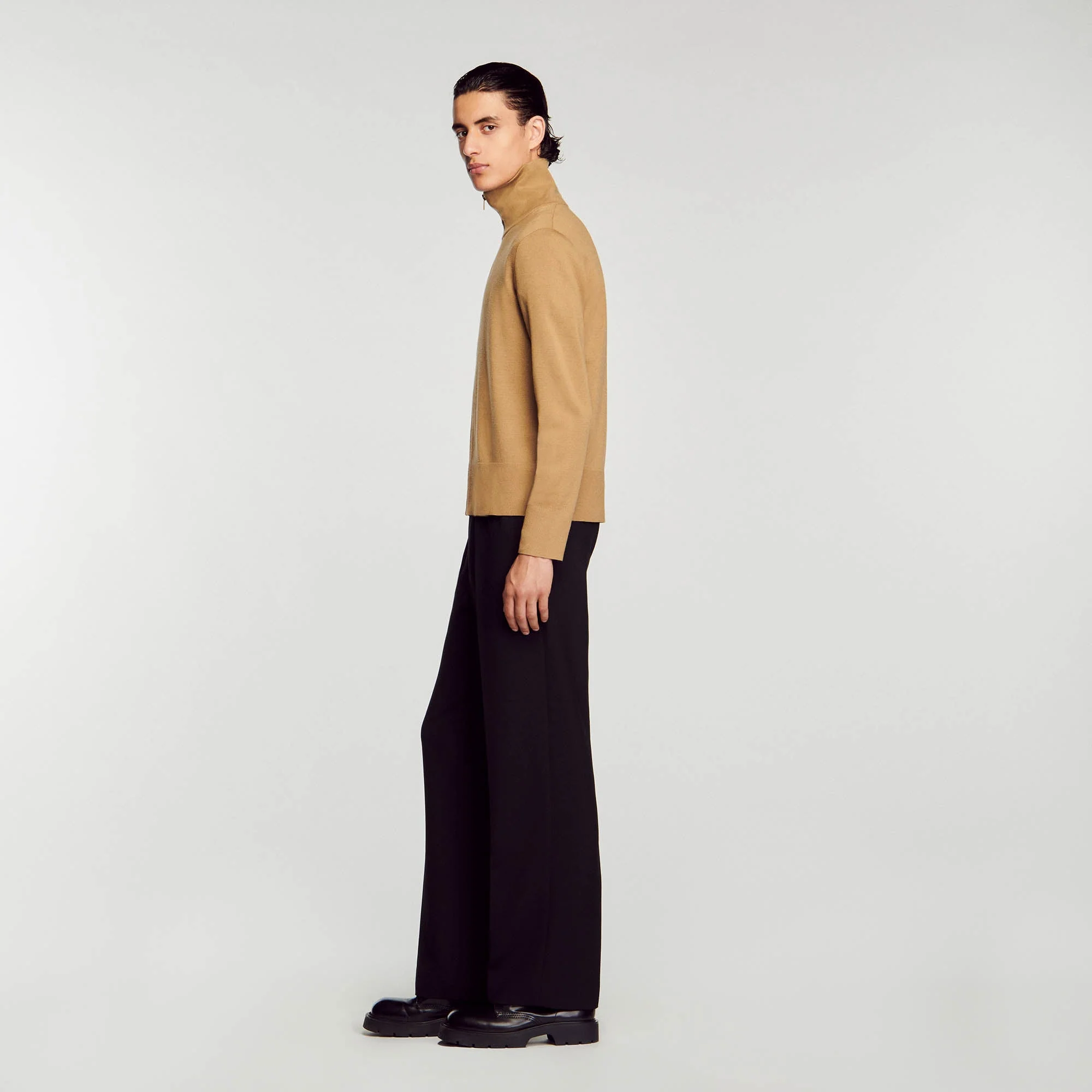 Cárdigan de lana con cremallera - Imagen 3