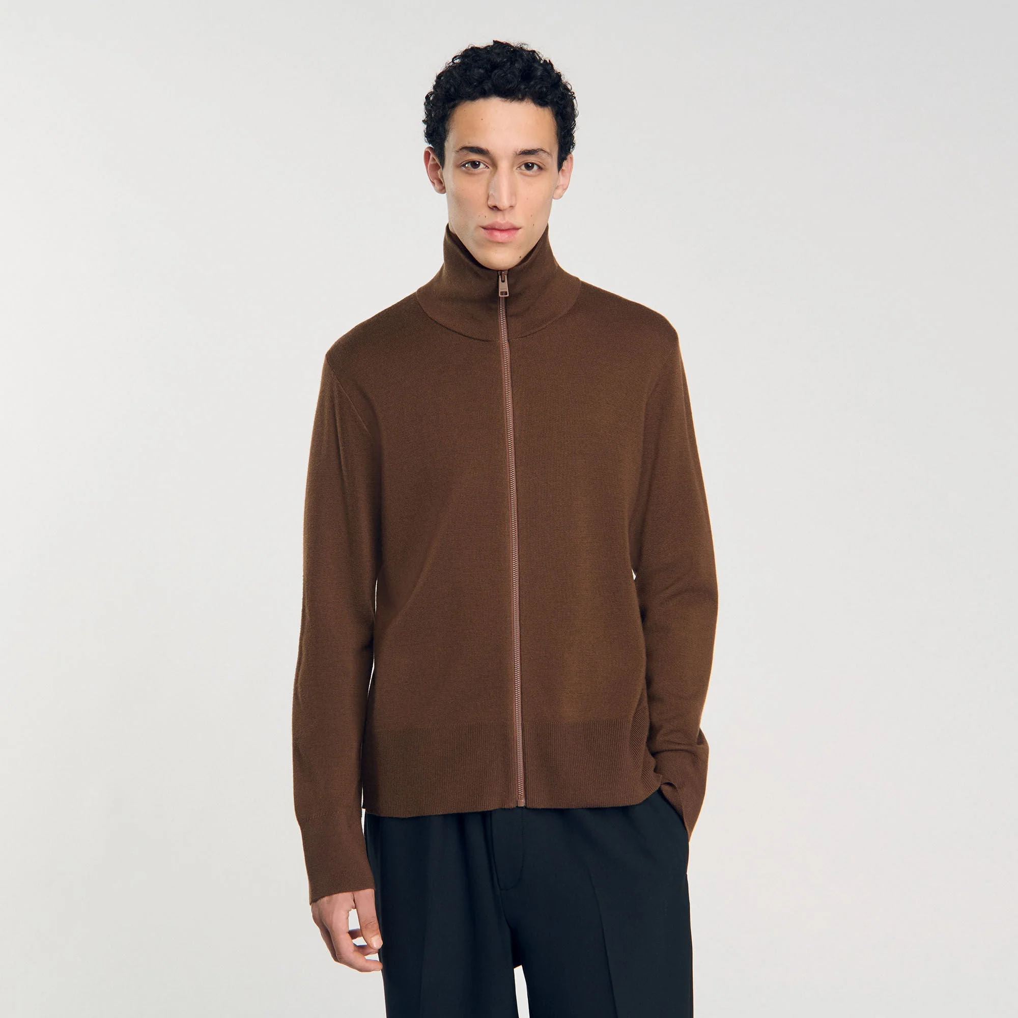 Cárdigan de lana con cremallera - Imagen 3