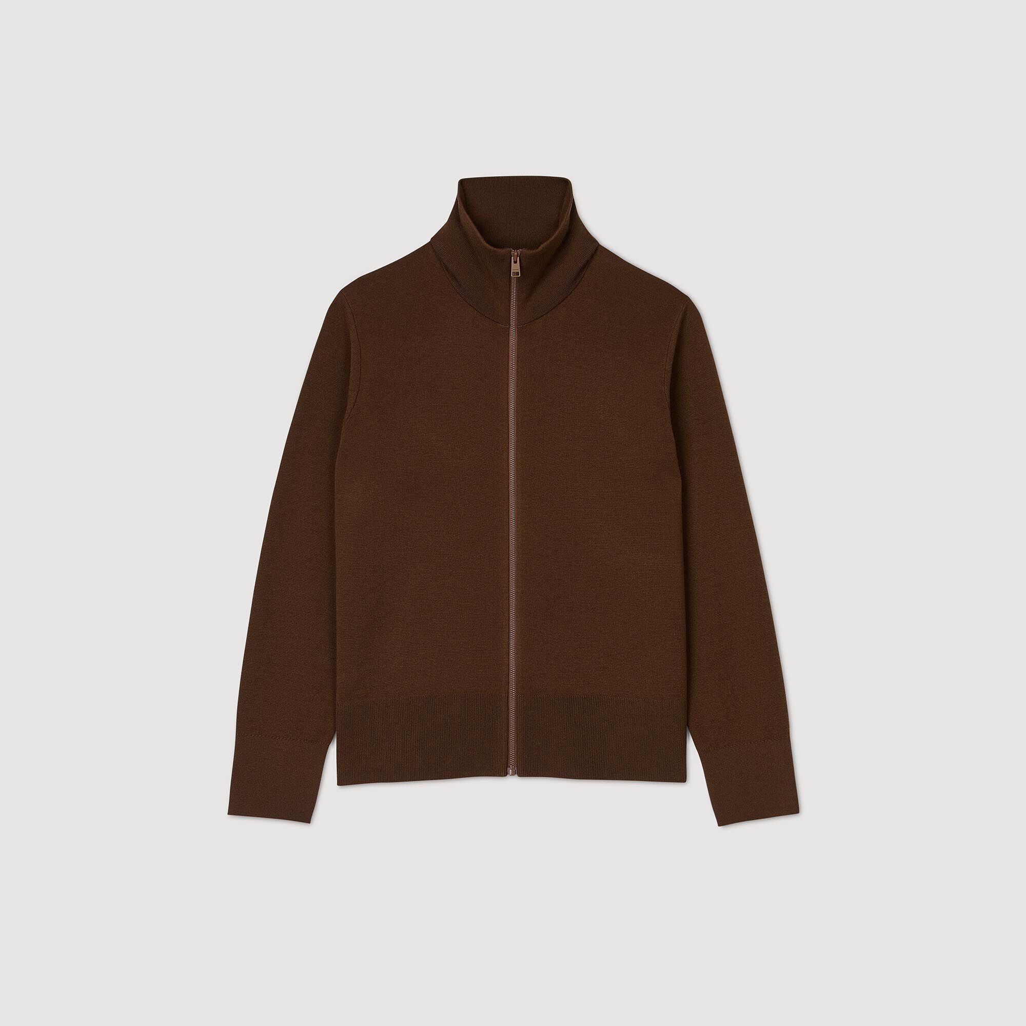 Cárdigan de lana con cremallera - Imagen 5