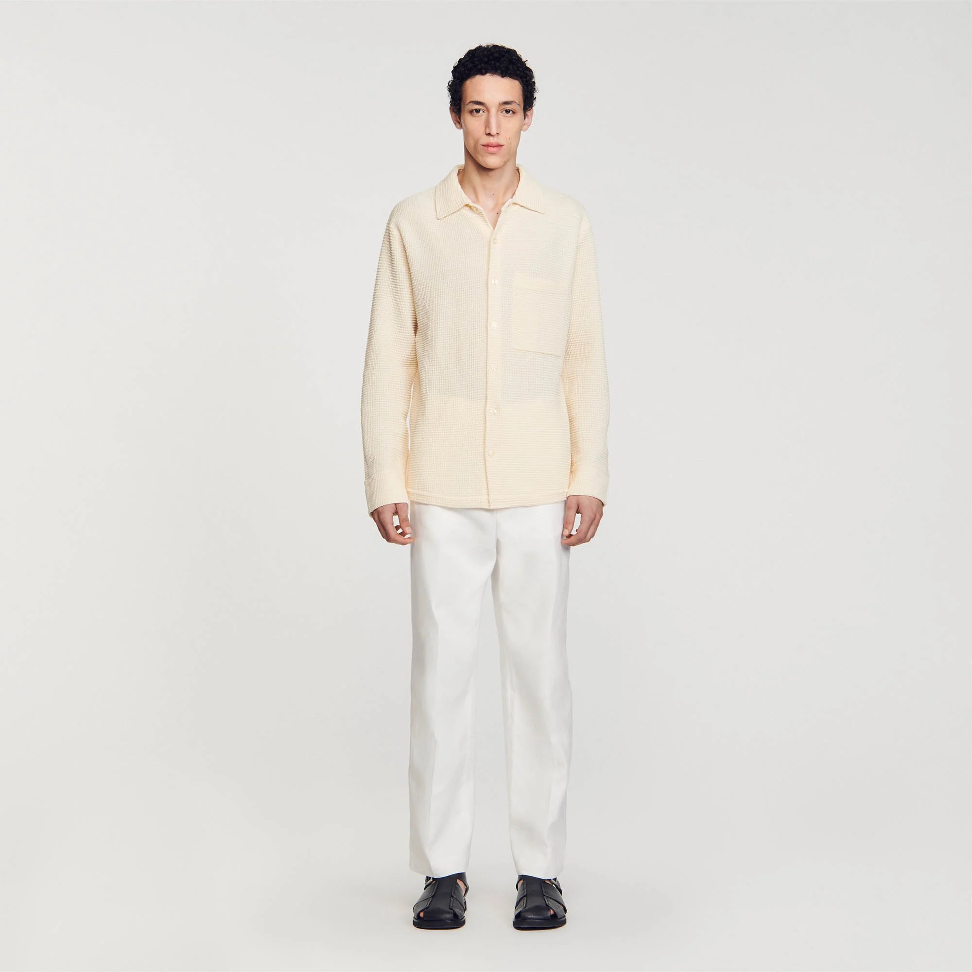 Camisa oversize de punto - Imagen 6