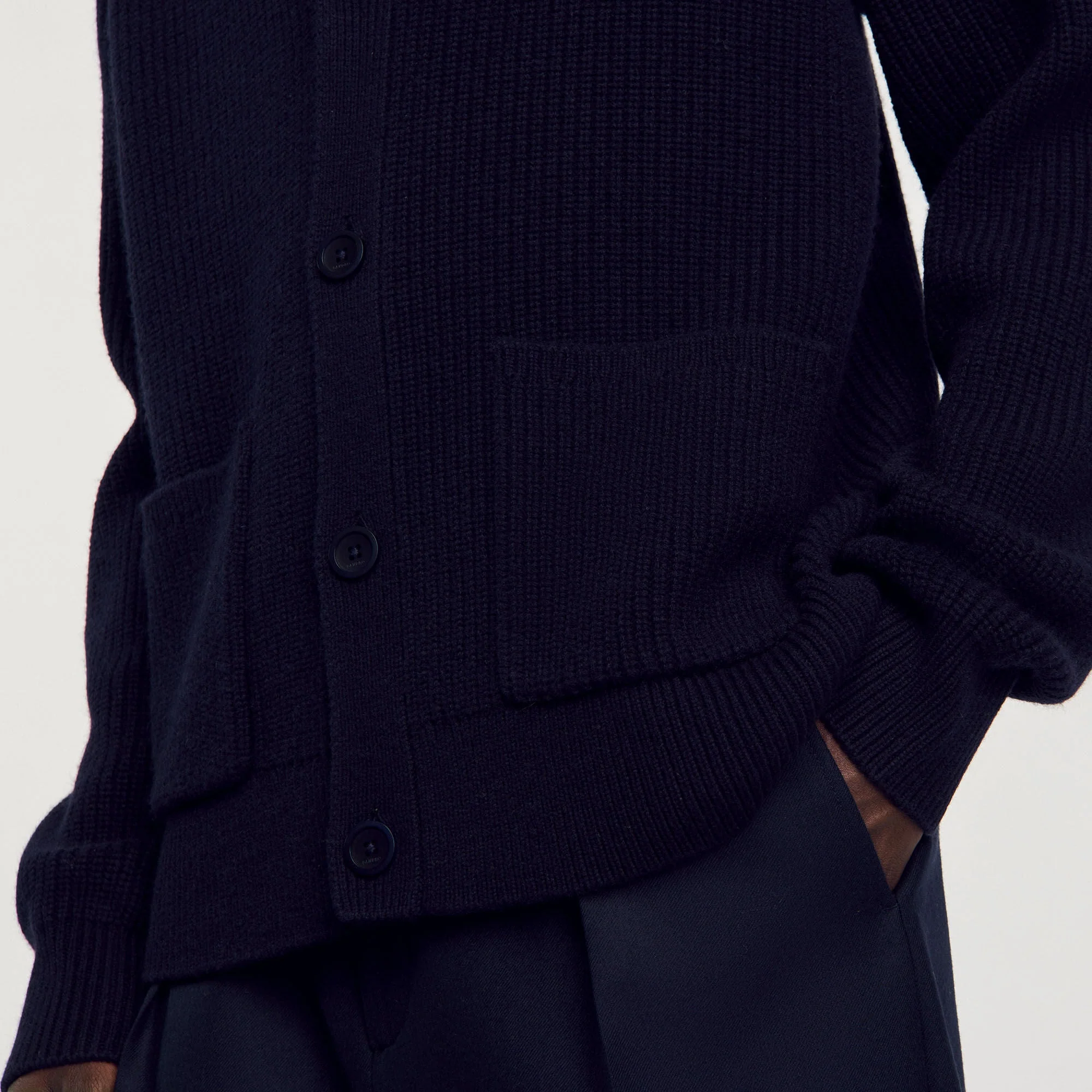 Cárdigan de punto de canalé - Imagen 3