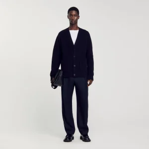 Cárdigan de punto de canalé