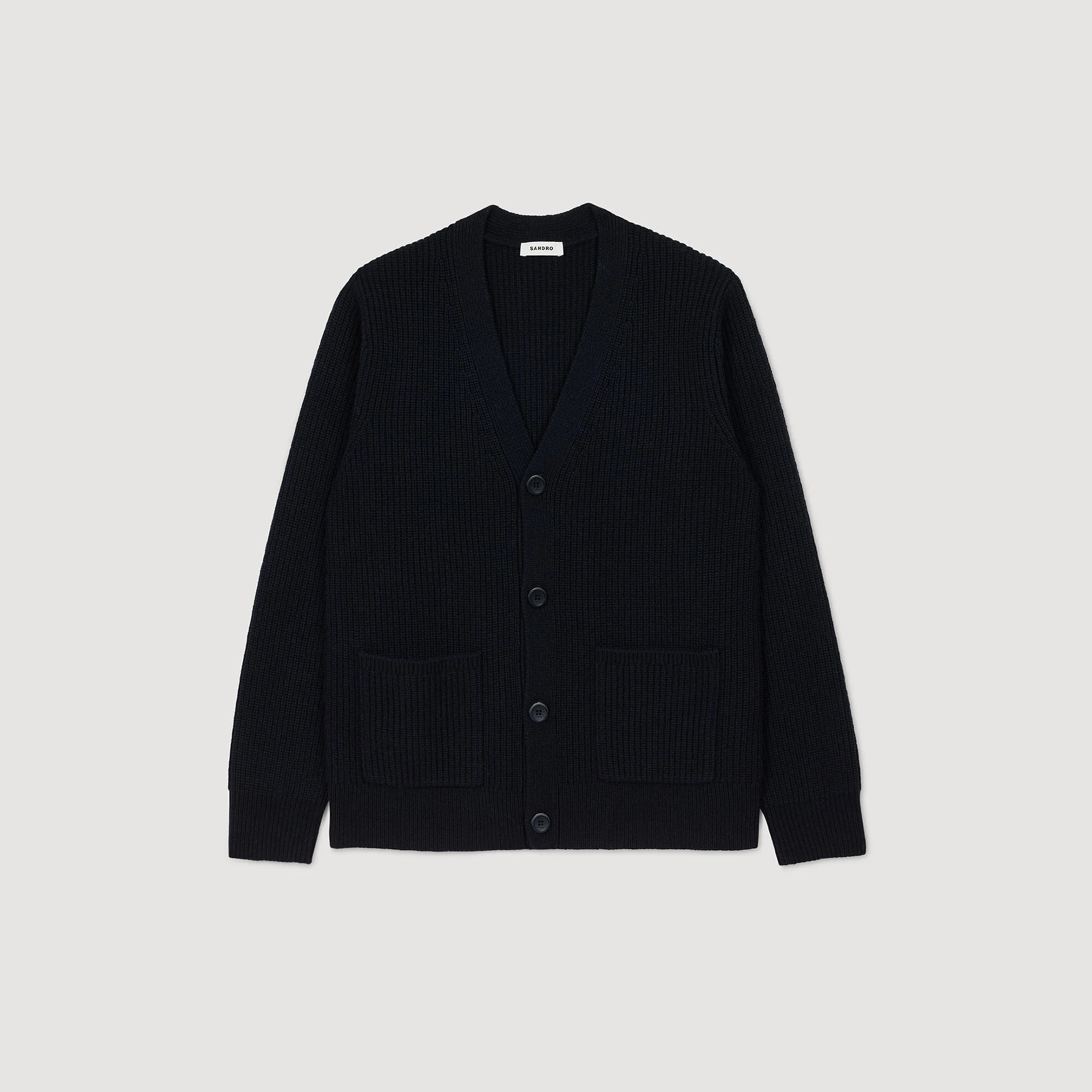 Cárdigan de punto de canalé - Imagen 6