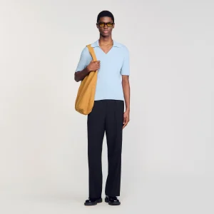 Polo de punto de canalé