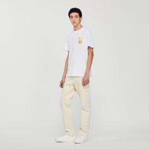 Camiseta con estampado de conejo