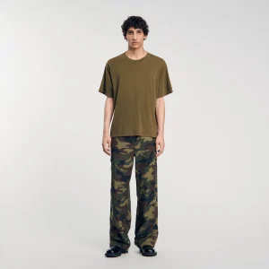 Camiseta efecto descolorido