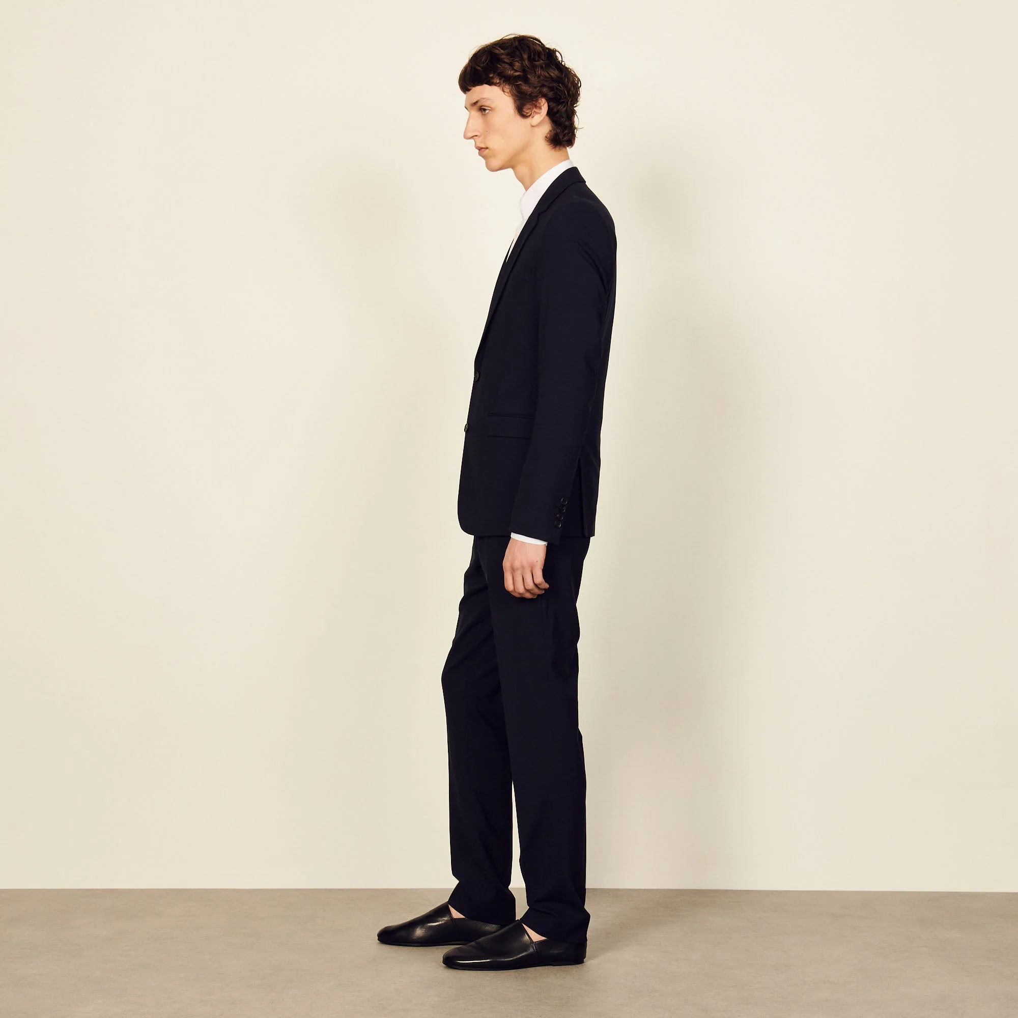 Chaqueta de traje clásica de lana - Imagen 3