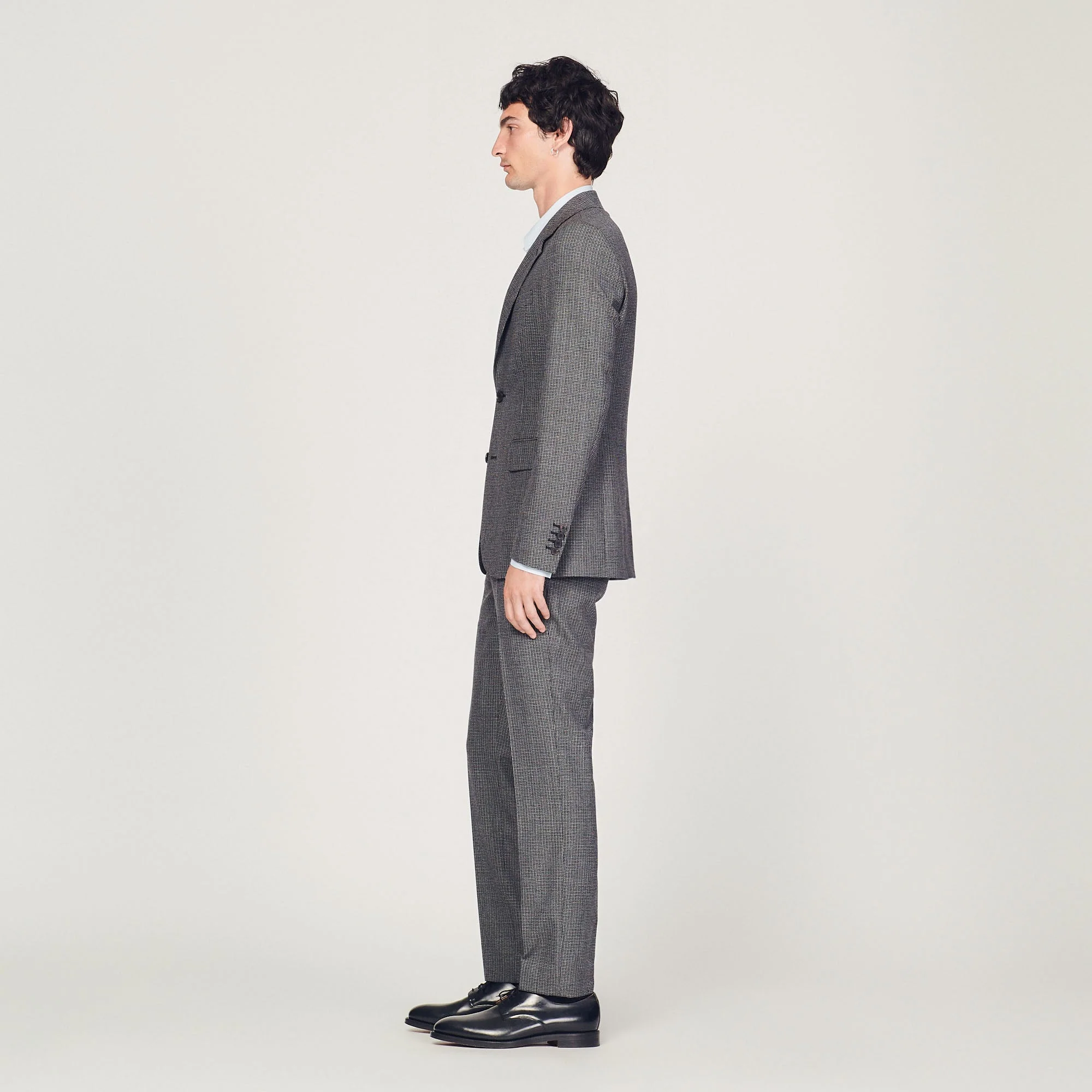 Chaqueta de traje de lana virgen - Imagen 6