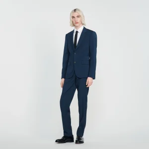 Chaqueta de traje de lana virgen