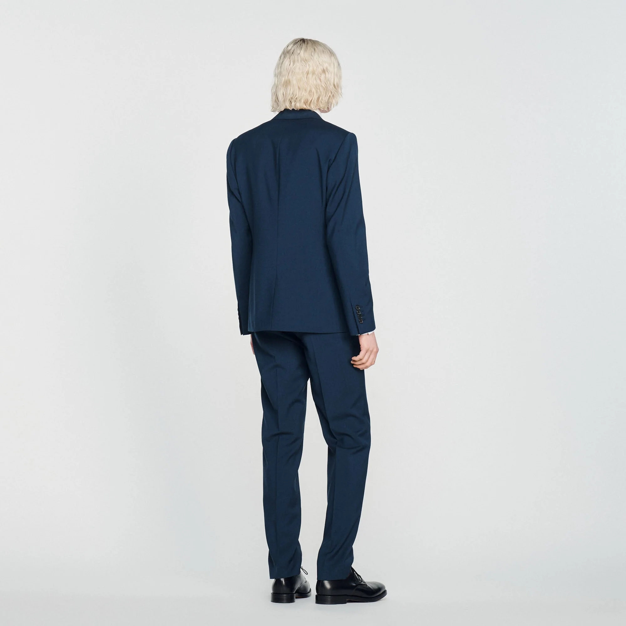 Chaqueta de traje de lana virgen - Imagen 5