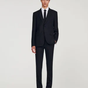 Chaqueta de traje de lana