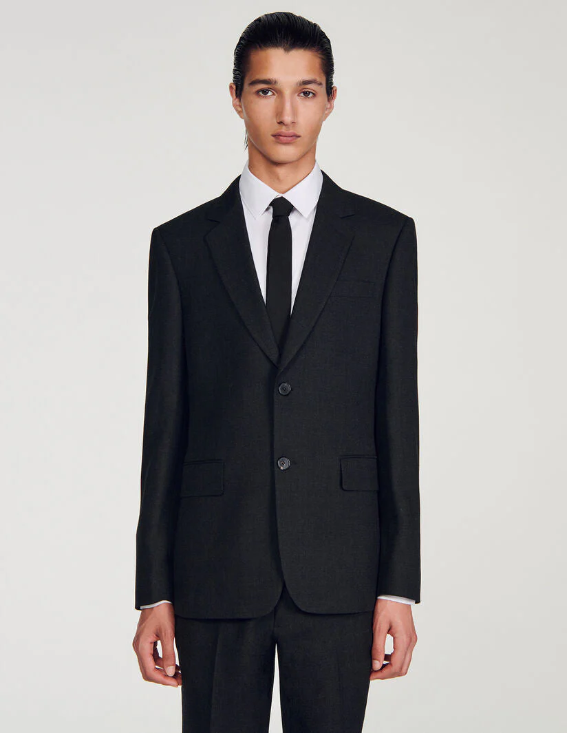 Chaqueta de traje de lana - Imagen 3