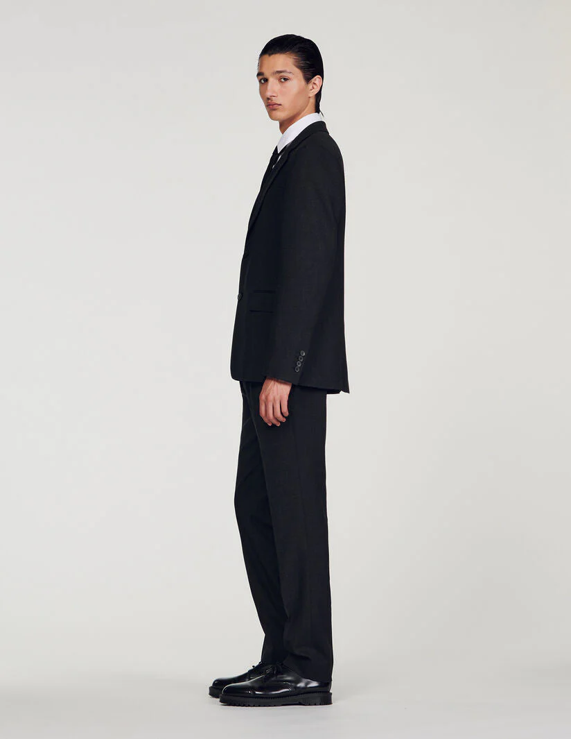 Chaqueta de traje de lana - Imagen 5