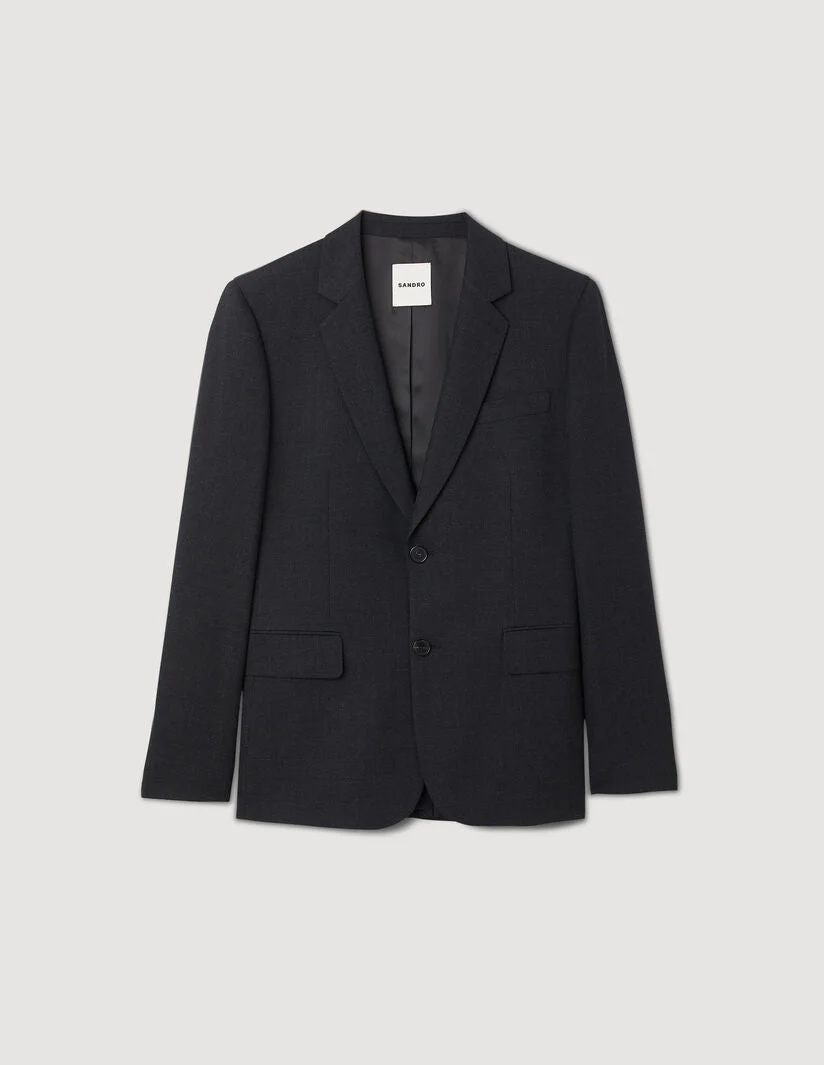 Chaqueta de traje de lana - Imagen 6