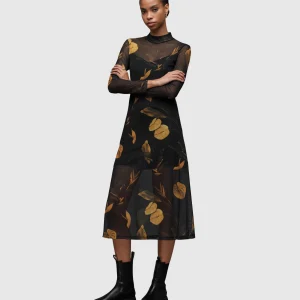 Vestido Hanna Black/Gold