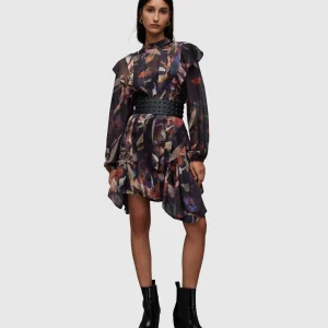 Vestido Fleur Rust Brown