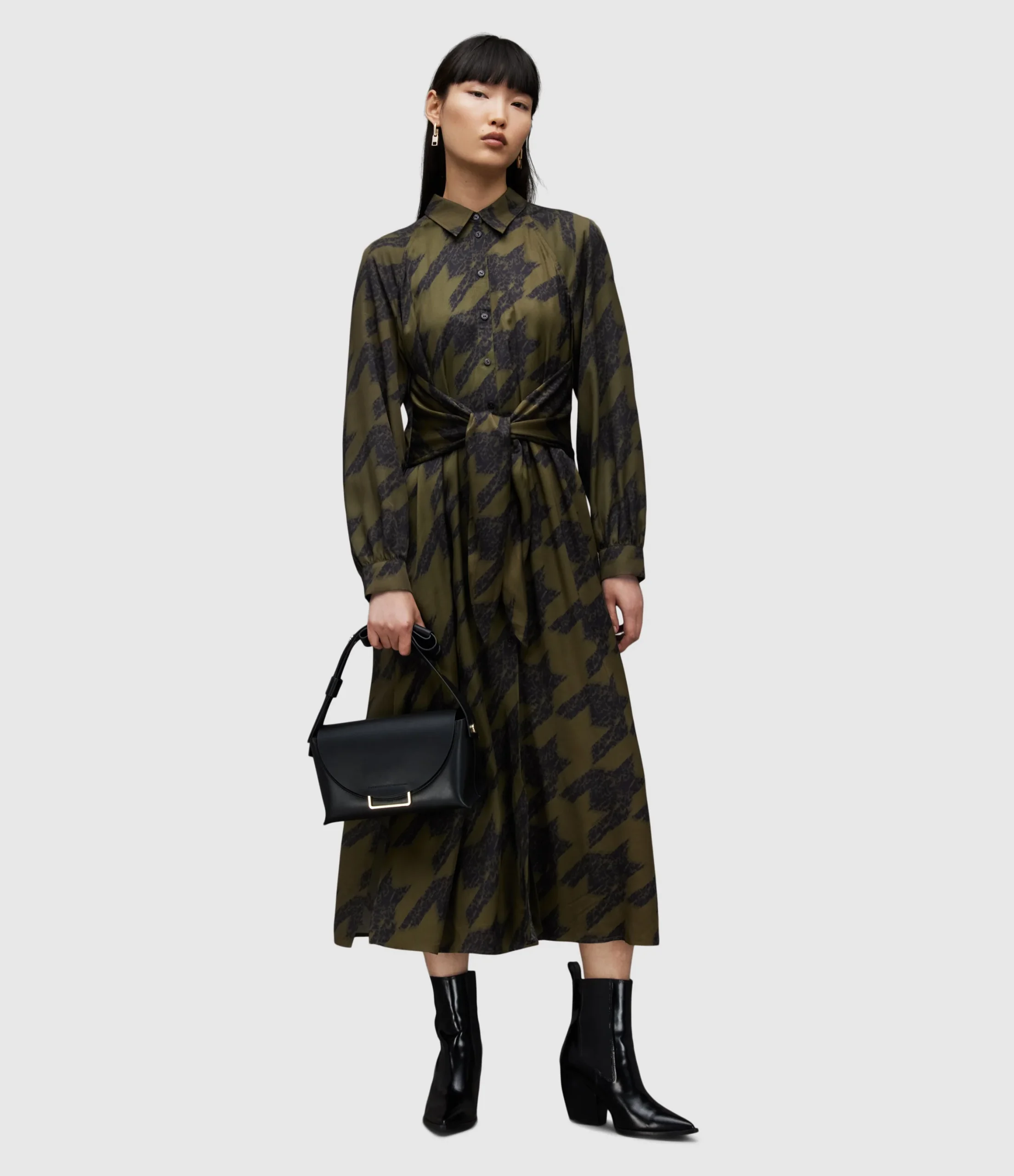 Vestido Clanetta Khaki Green