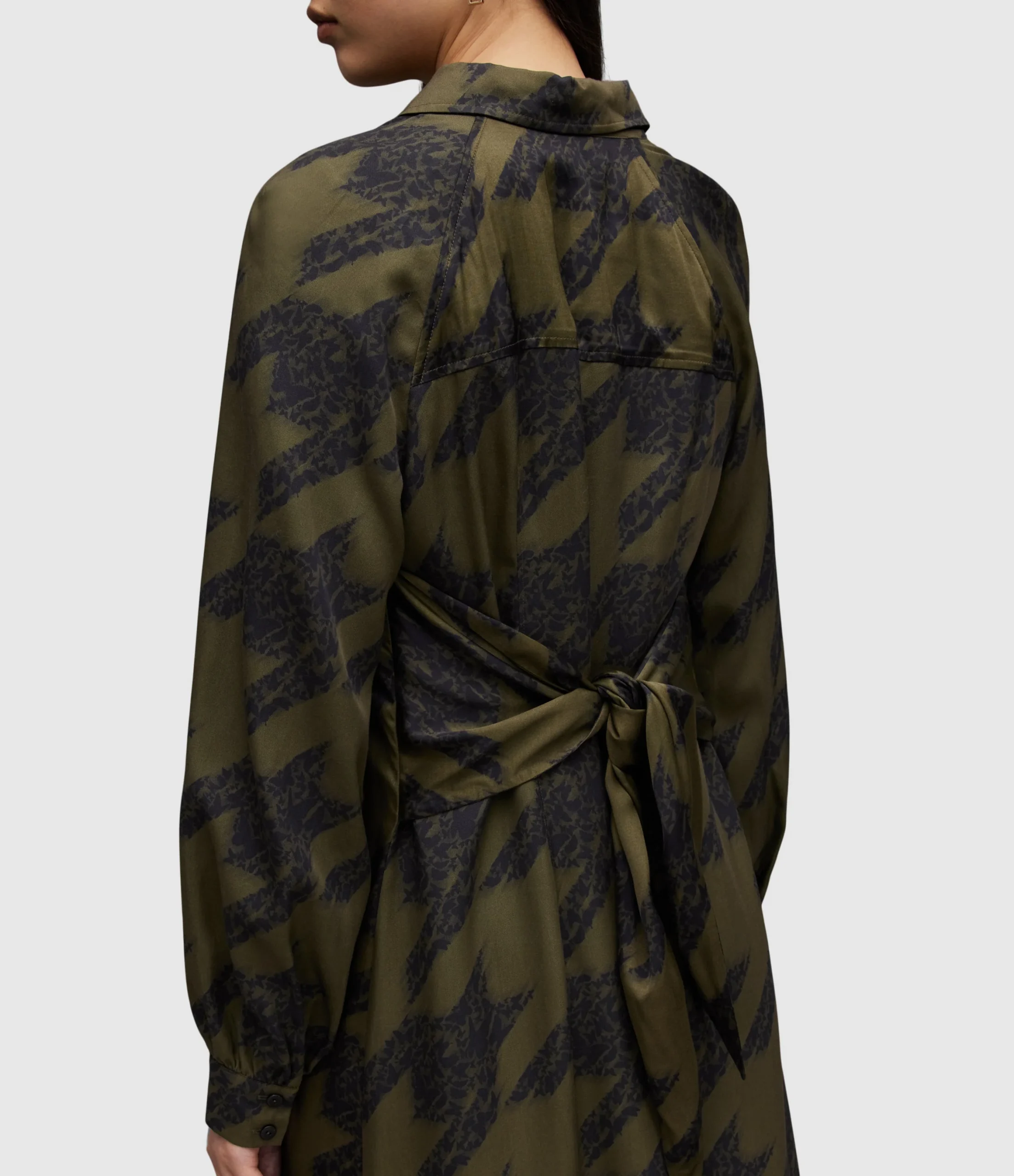 Vestido Clanetta Khaki Green - Imagen 3