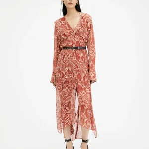 Vestido Liana Waimea Masilla Roja