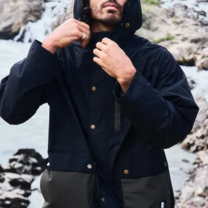 Impermeable Kol Reciclado Negro Hombre