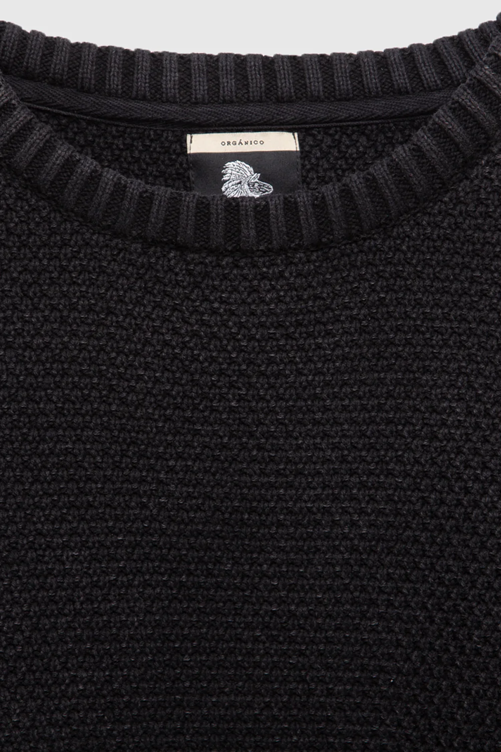 Sweater Rau Orgánico Negro Hombre - Imagen 8