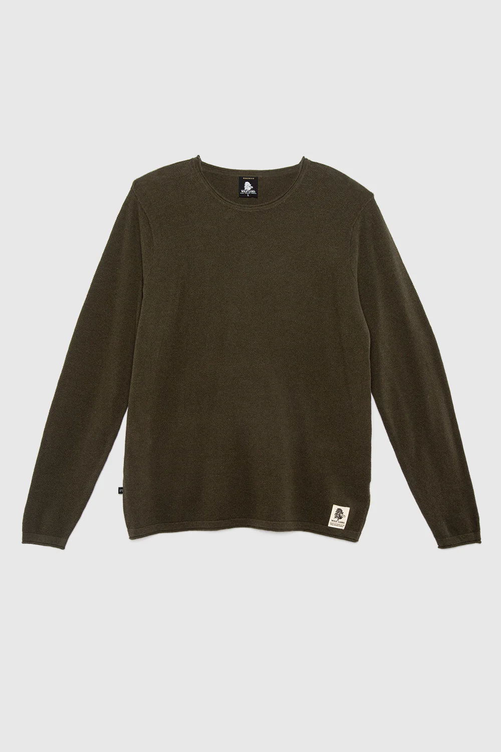 Sweater Roco Orgánico Verde Militar Hombre - Imagen 7