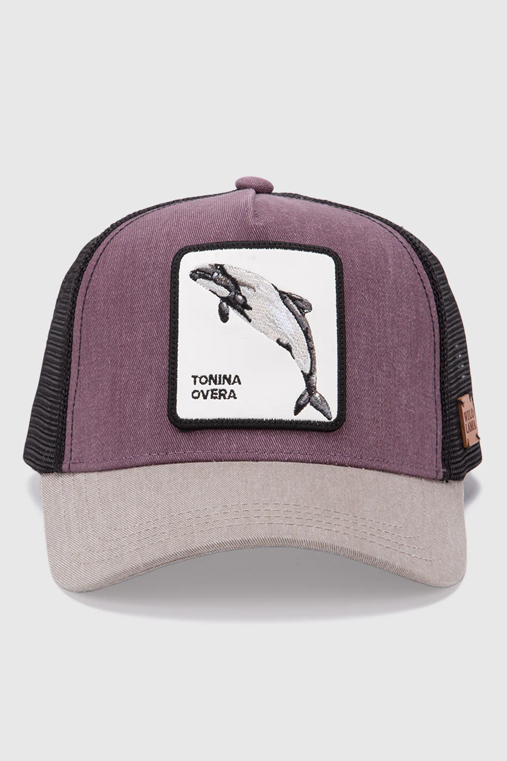 Jockey Tonina Orgánico Burdeo y Beige Lavado - Imagen 7