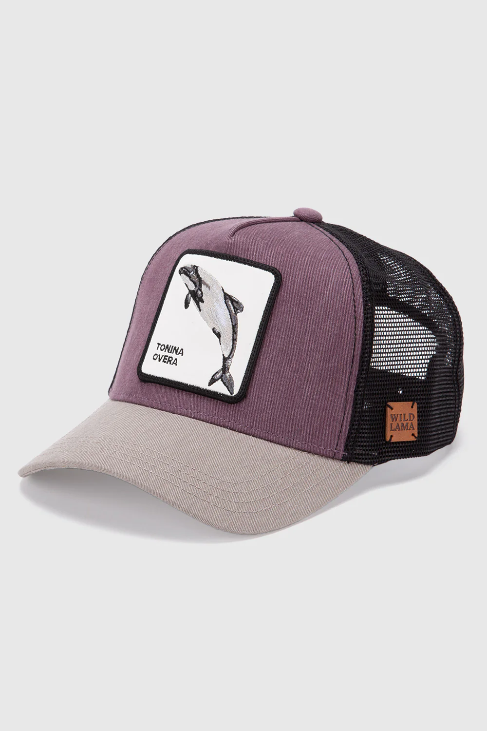 Jockey Tonina Orgánico Burdeo y Beige Lavado - Imagen 8