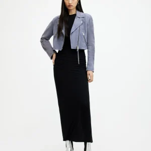 Biker corta Suede Dalby Denim Azul Pálido