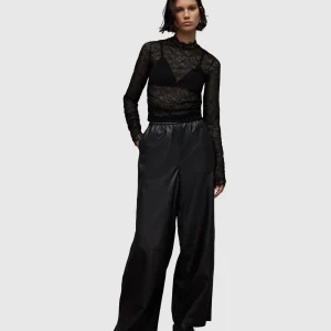 Top Francesco Negro Encaje