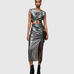 Blusa Carla Gunmetal Grey