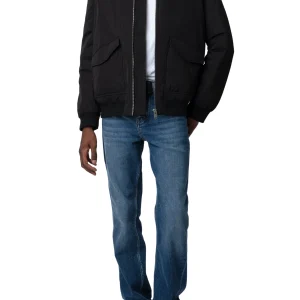 Chamarra Mate Nylon Twill Negro